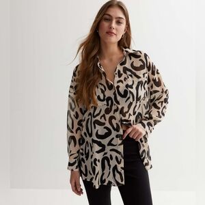 Anthropologie Conditions Apply Long Sleeve Shirt